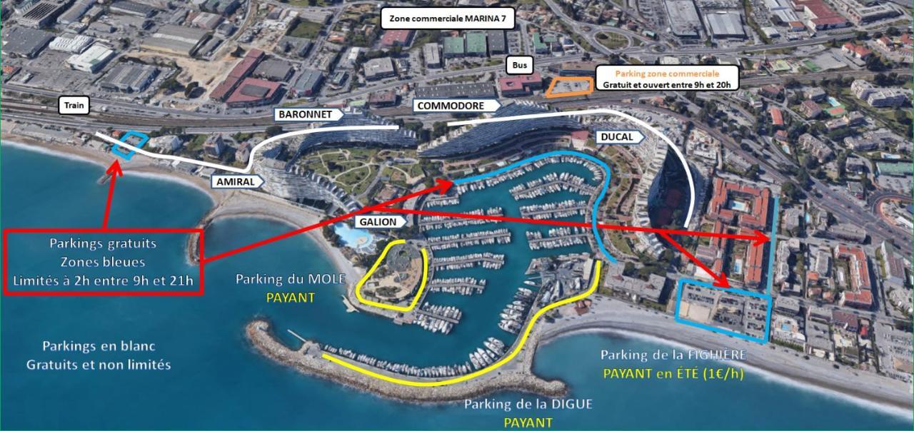 Venus - Climatise - Marina Baie Des Anges Apartment Villeneuve-Loubet Exterior photo